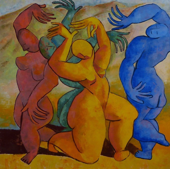 Dancing Goddesses 2 by Ta Byrne