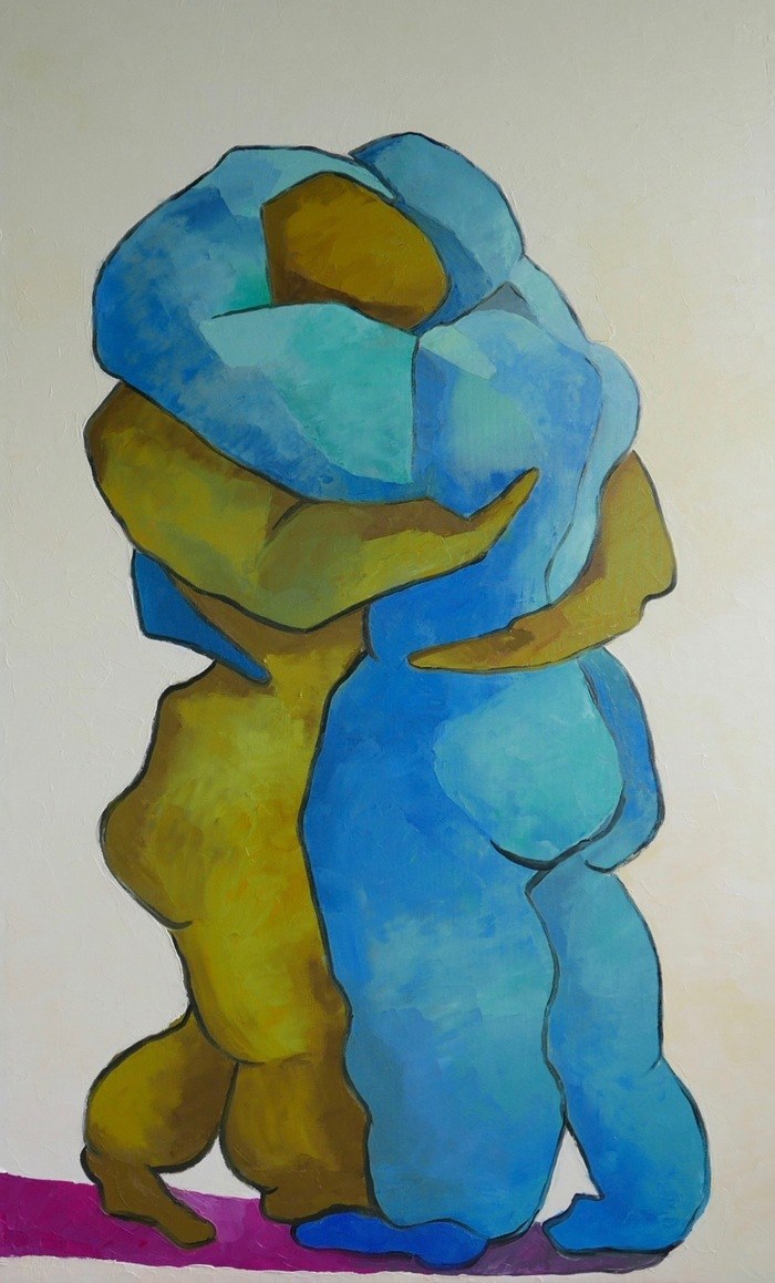 Lovers dancing by Ta Byrne