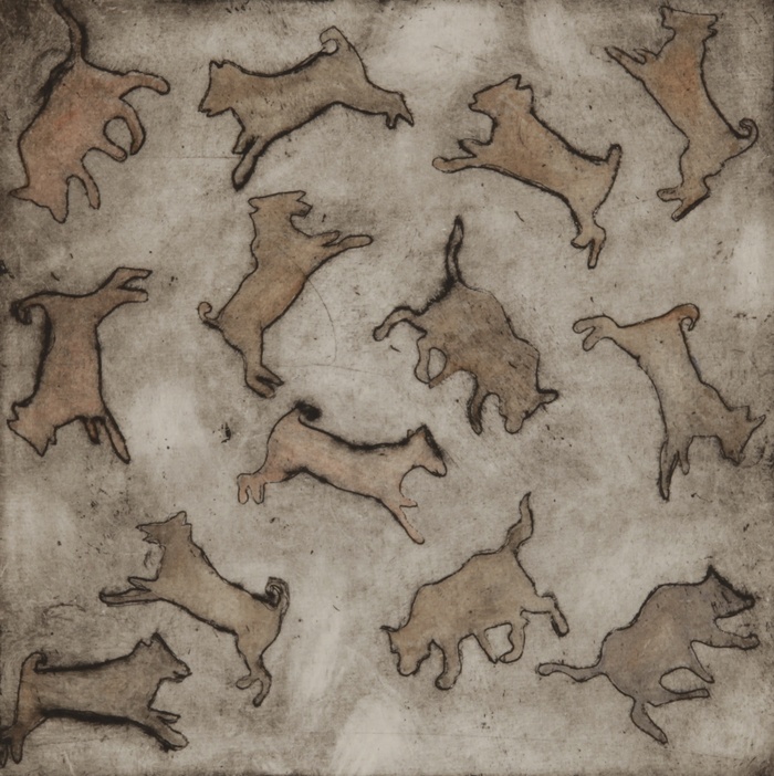 Les chiens by Anne Marie Lepretre