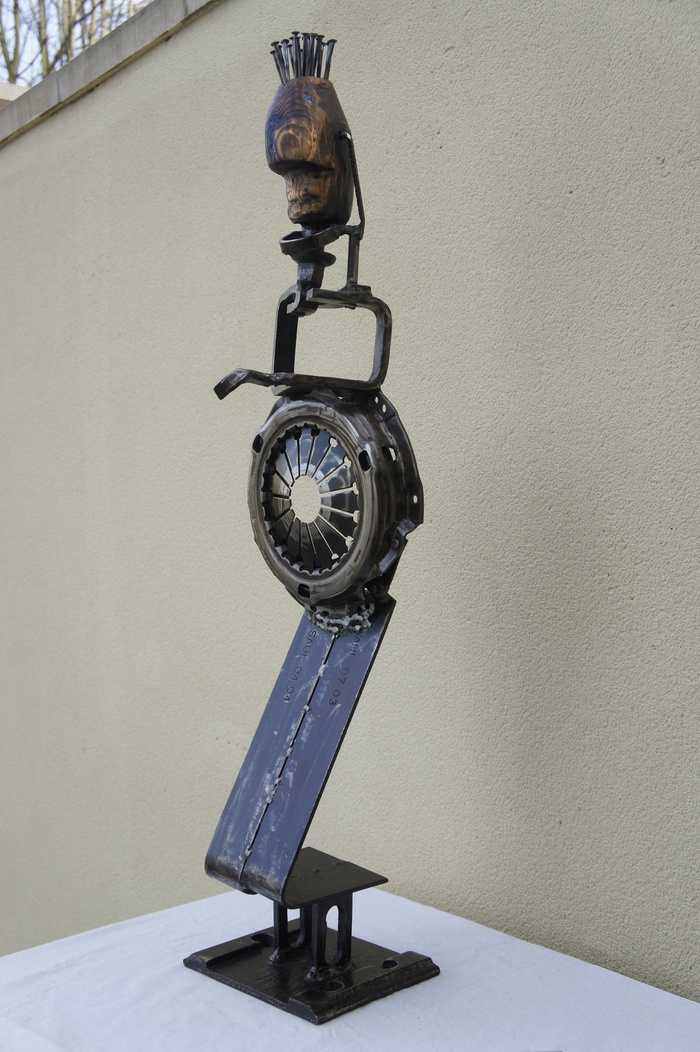 Rohlilala, The beggar (125x40x30cm) von Jean-Luc Lacroix