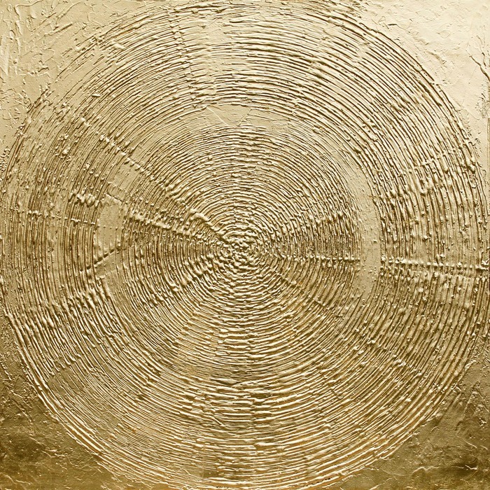 Golden Ripple II (mixed media) by Paresh Nrshinga - FRSA