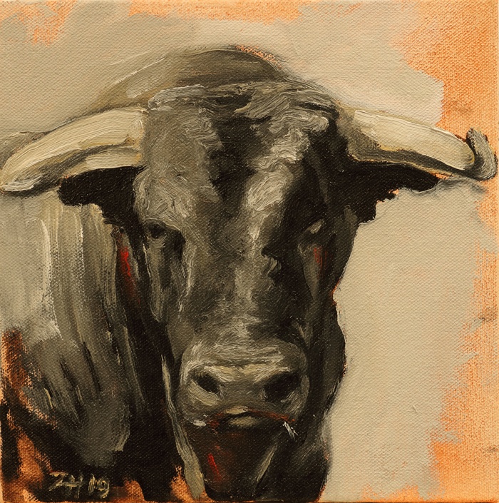 Toro Head I by Zil Hoque