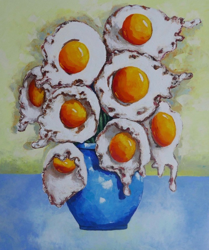 Egg Flowers by Ta Byrne