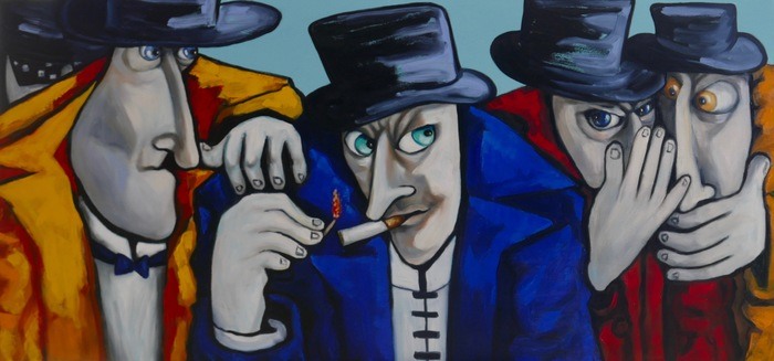 Conspirators pondering von Ta Byrne