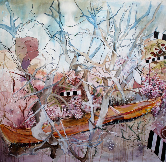 Pink Forest by Edina Gulyas