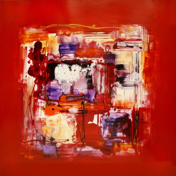 Scarlet Maze II (high gloss) by Paresh Nrshinga - FRSA