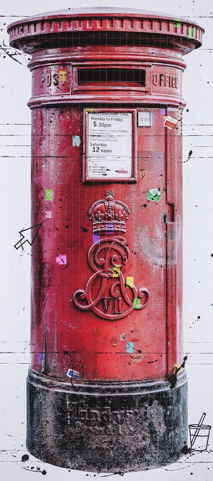 Postman always rings Twice by Piers Bourke