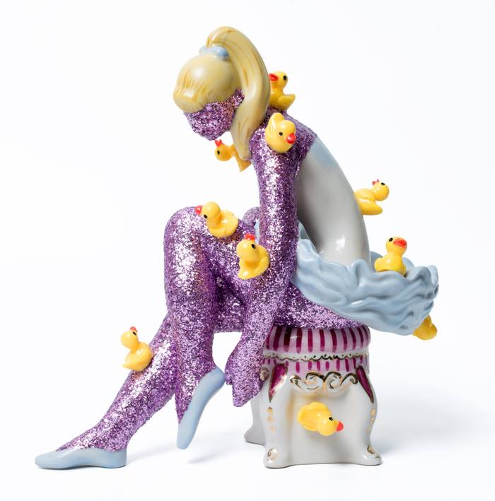 Ballerina Lenochka with Ducks par Oleksandr Balbyshev