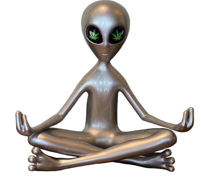 Meditating Marijuana par Olga Lomaka
