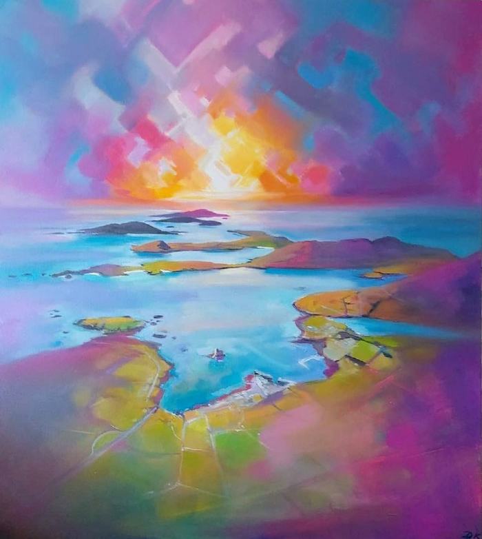 Above Castlebay, Isle of Barra von DK Macleod