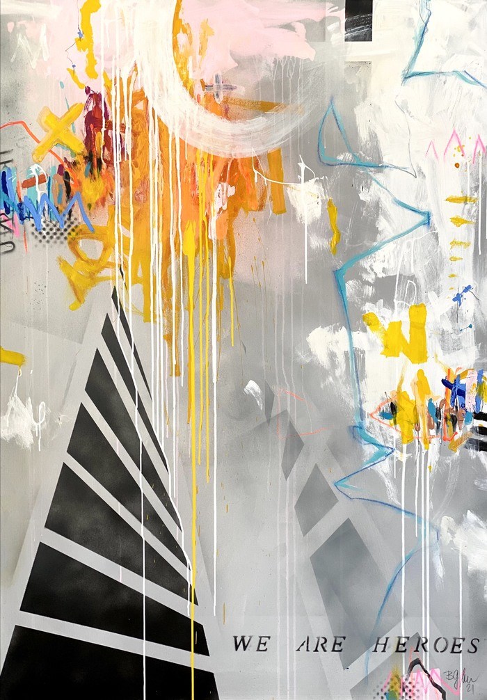 We Are Heroes No.6 by Bea Garding Schubert