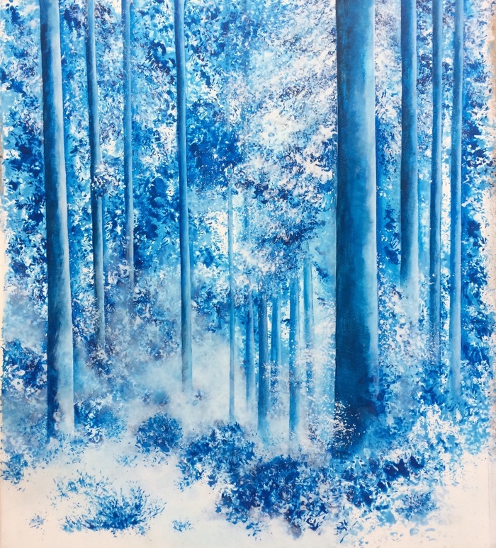 Blue Mood by Nadege Druzkowski