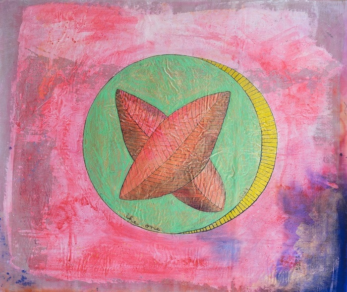 Deux feuilles par Andrea Plaza