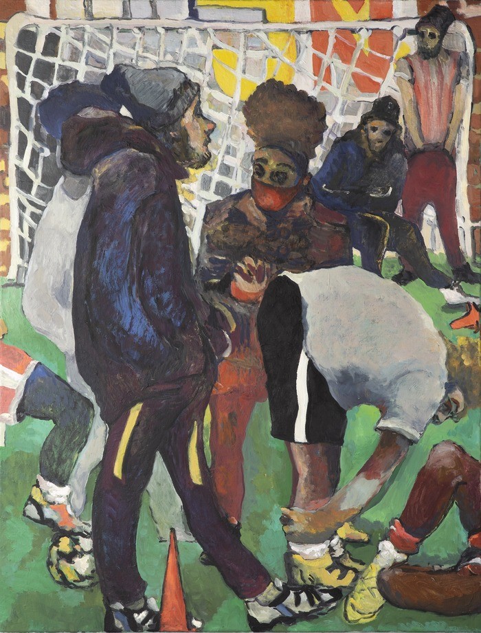Footballers par Kate McCrickard