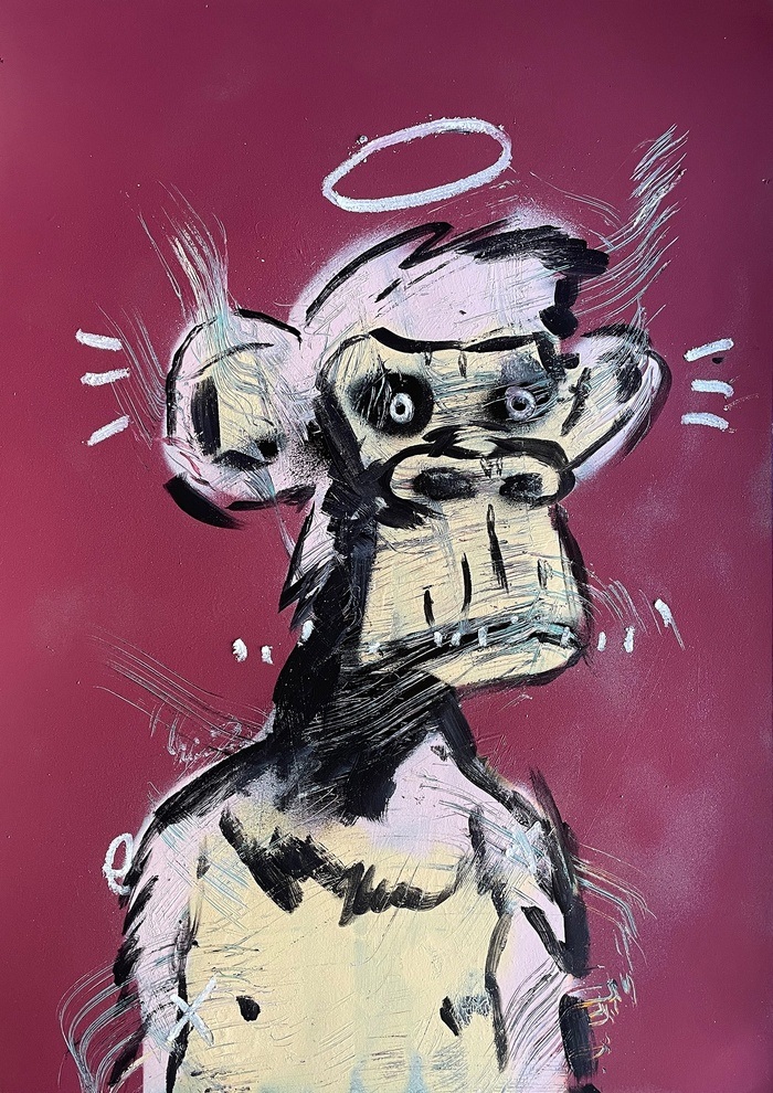 Homage to the Hominidae of the bored variety by Lee Ellis