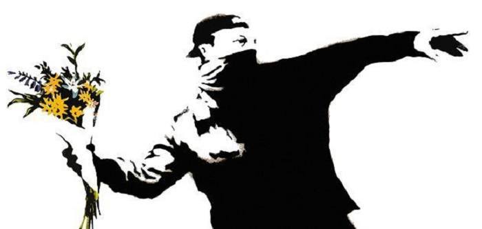 Artwork in the spotlight: Rage, the Flower Thrower, Banksy | Rise Art