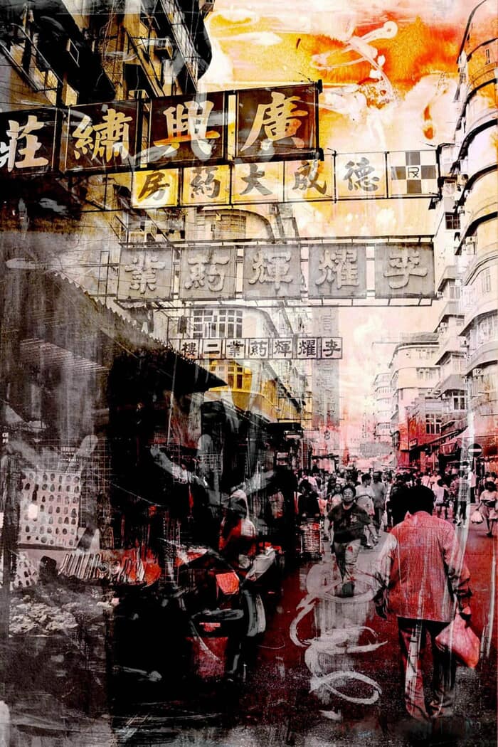 HONG KONG Streets X  von Sven Pfrommer