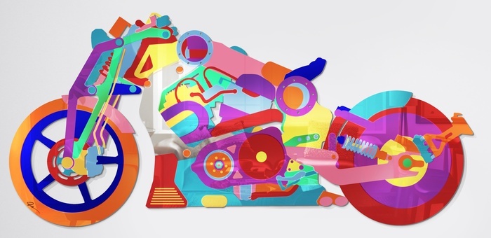 P51 MIRRORS SCULPTURE by Yoni Alter