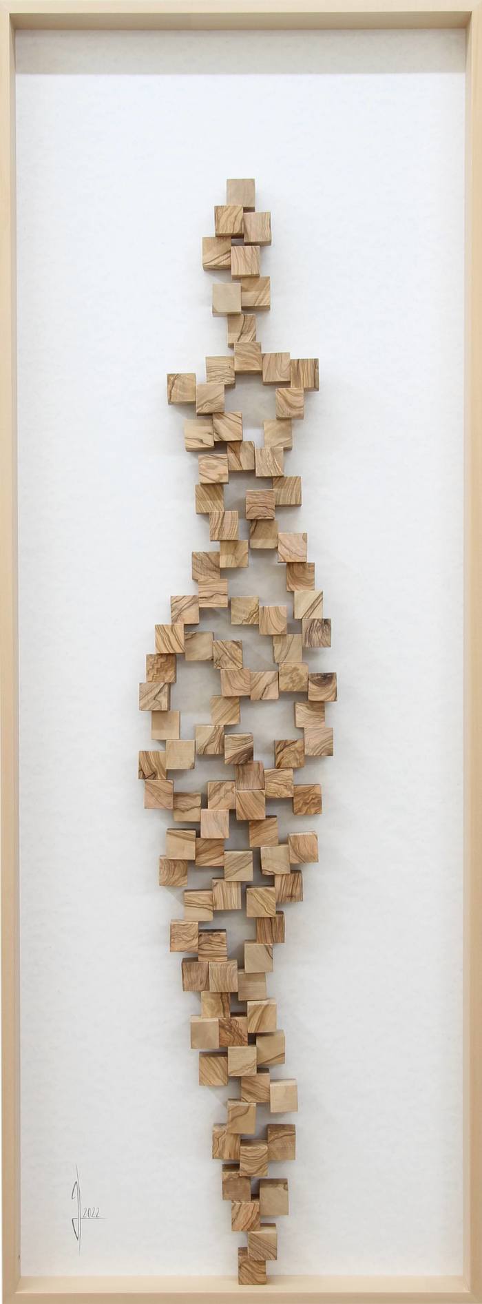 human cubes WALL 99 par Manfred Hellweger