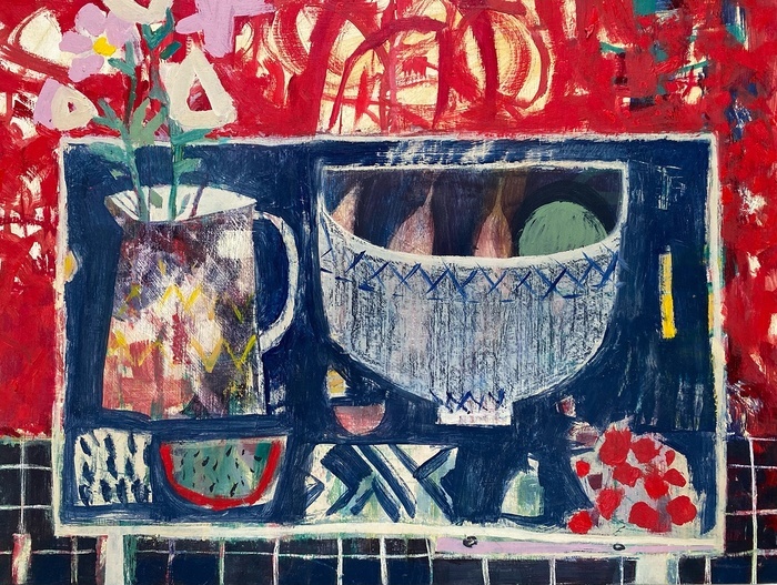 Red Room Still Life par Anna Hymas