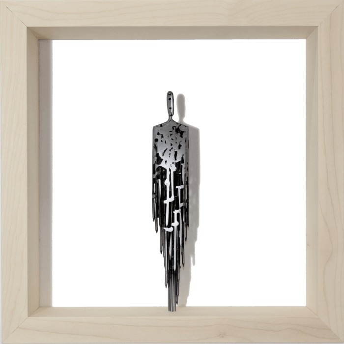 human nails WALL II by Manfred Hellweger