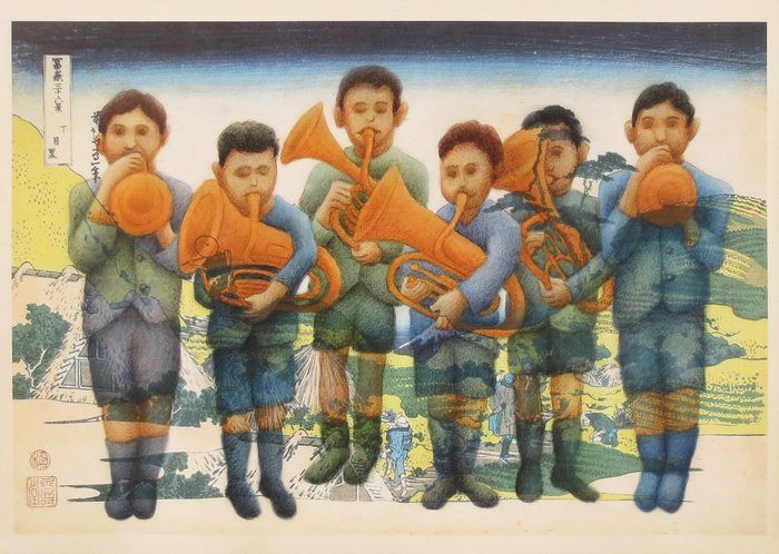 "Infinite Drawing" series (orchestra of children) by Gonzalo Garcia Callegari