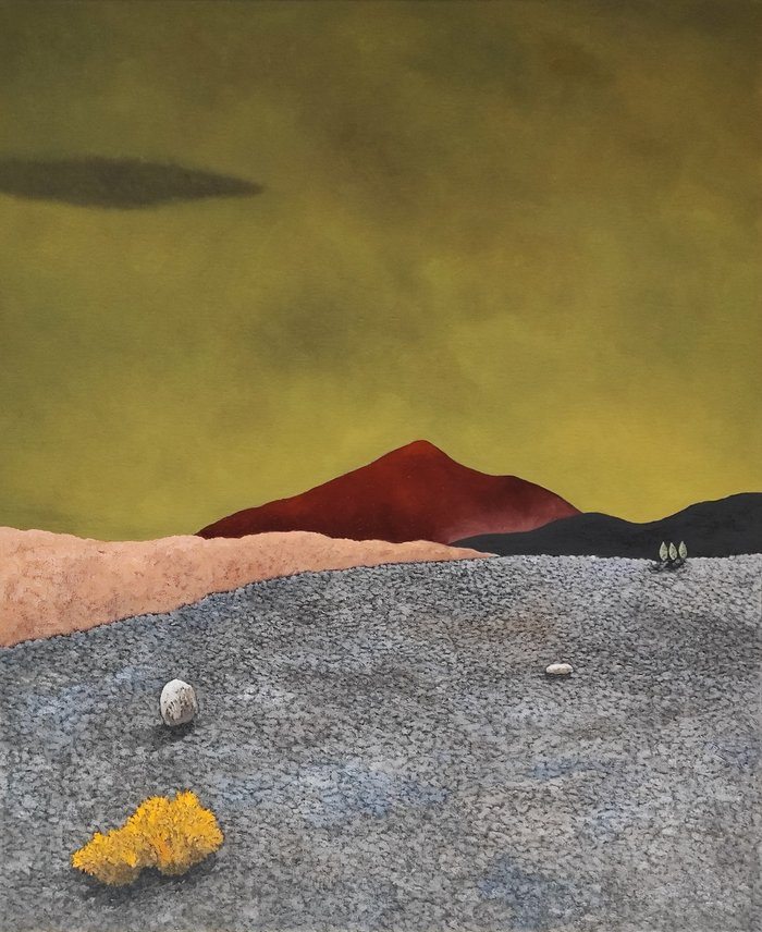 The red mountain by Fabio Giorgianni