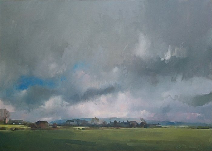 Clouds Over Sunderland Village  by Chris Macauley