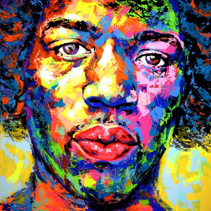 Jimi hendrix original 42 by Eugen Dick