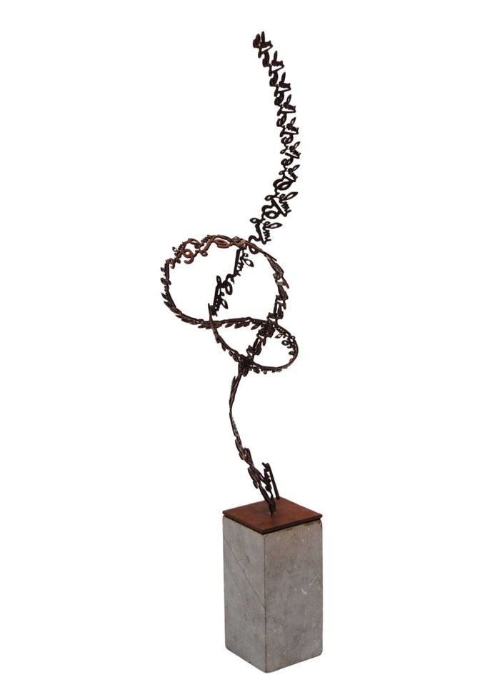 Nœud en signature acier von Giovanni Gelmi