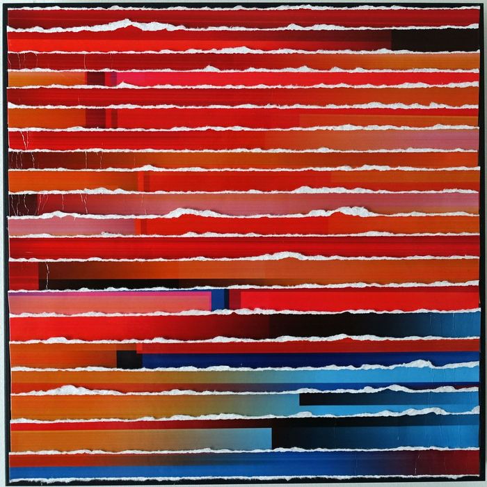 Red wave 1 by Morgan Paslier