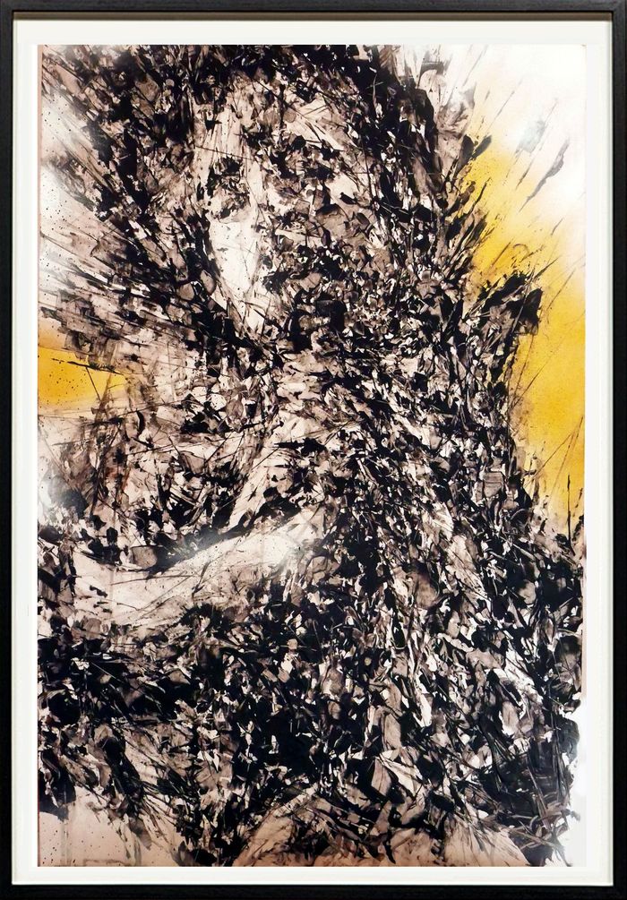 Don't jump (sérigraphie sur plexiglass en série limitée 75x100cm) by MAD325