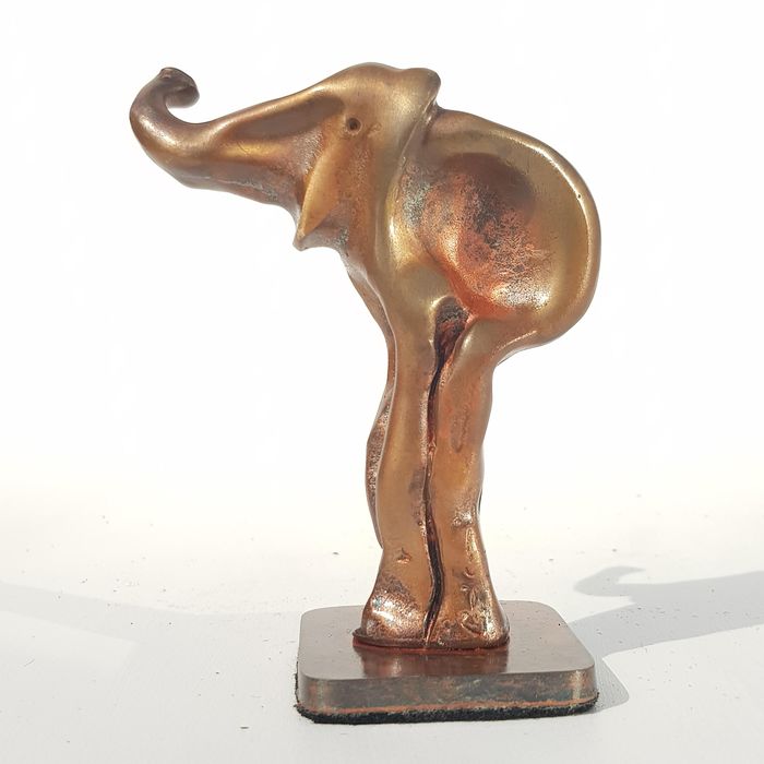 Éléphante rosée by Barna Gacsi