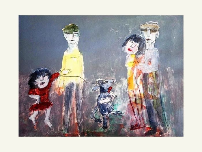 Famille grise von Victorine Follana