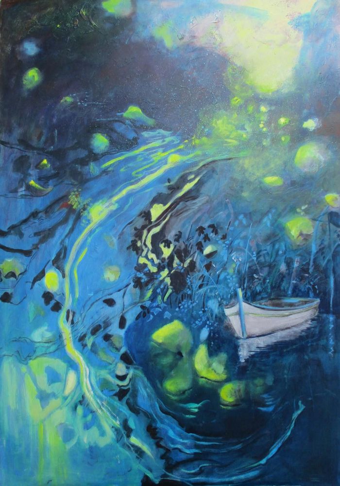 Bateau bleu by Sophie Garapon