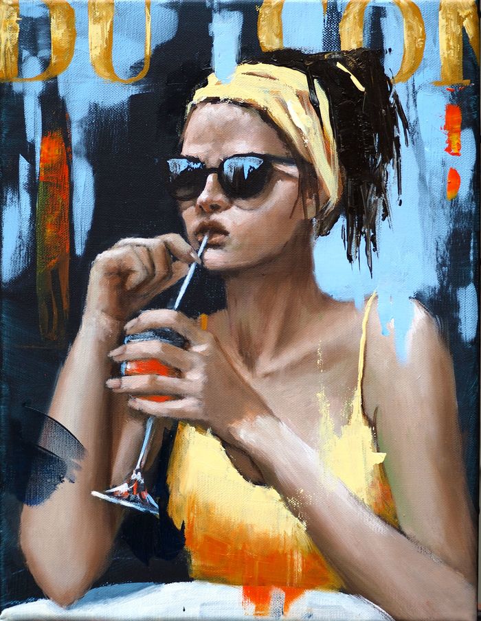 Café du Commerce von Sylvie Julkowski-Egard