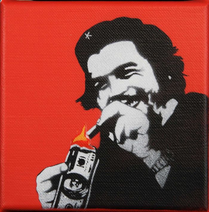 Burn Capitalism Burn (red) by Kunstrasen