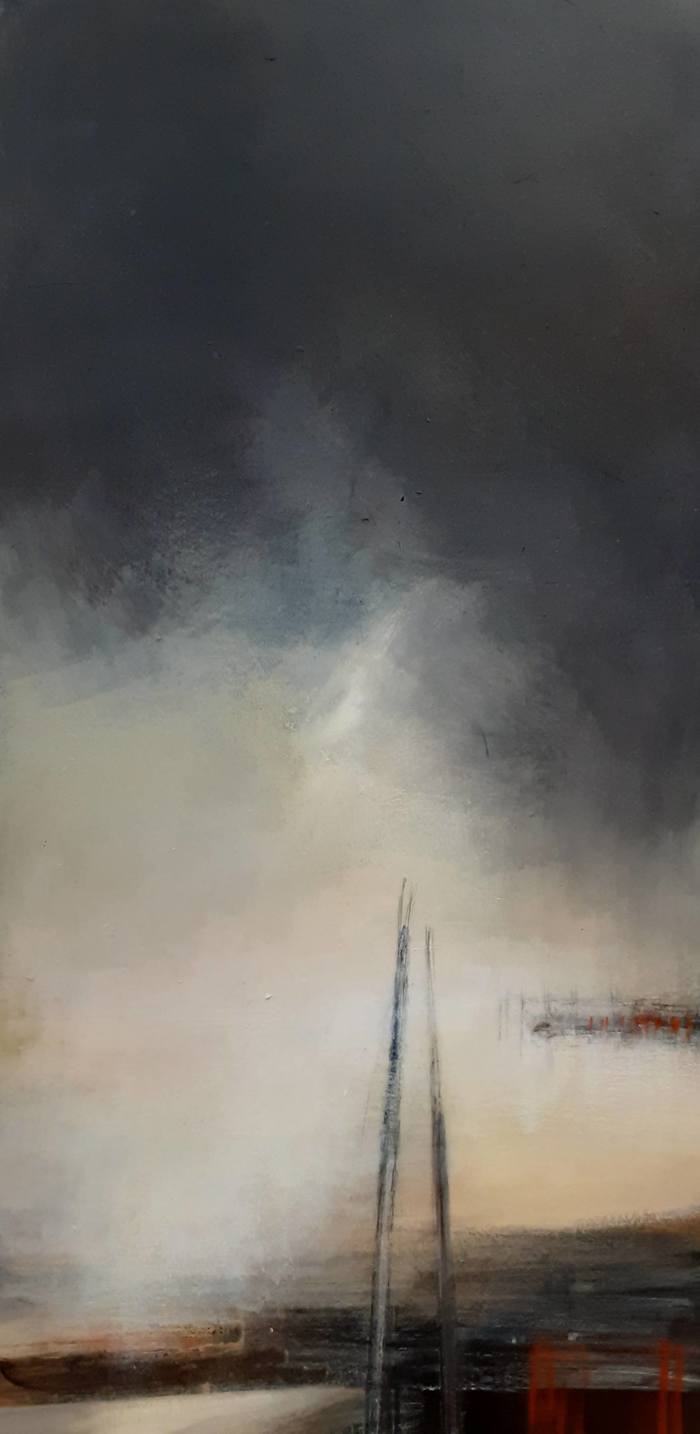 2 vieux mâts  par Françoise Bellière