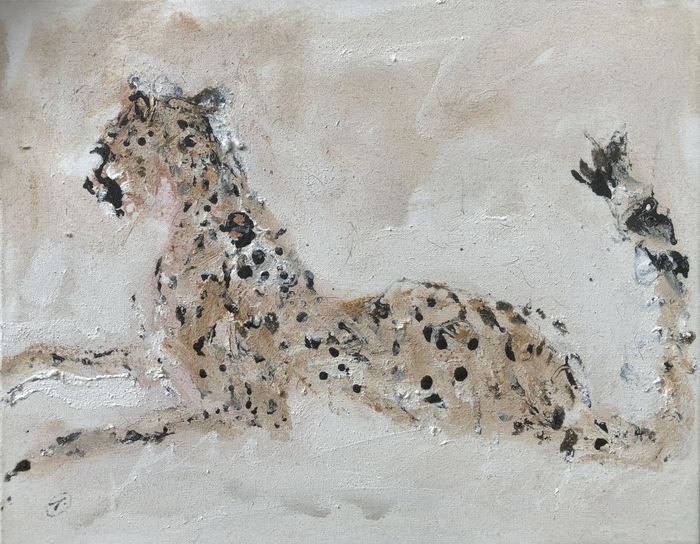 Le guépard tout au bord par Philippe Tallis