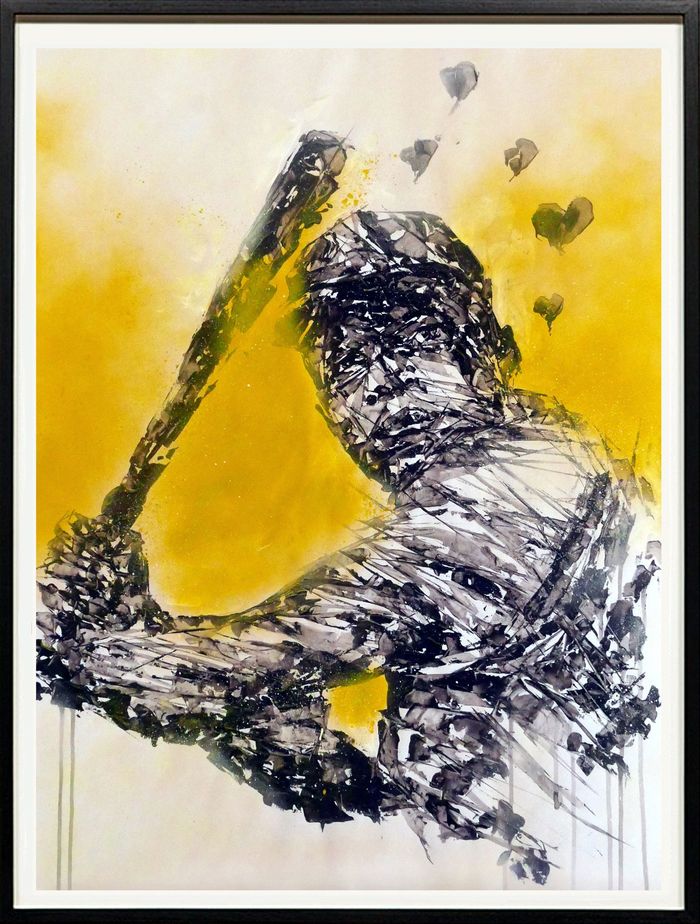 Emotional or reason (sérigraphie plexiglass en édition limitée.75x100cm) by MAD325