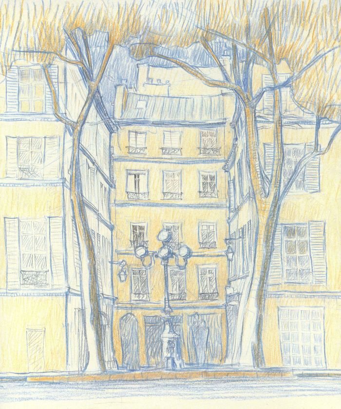 Place Furstemberg, Paris von François Cusson