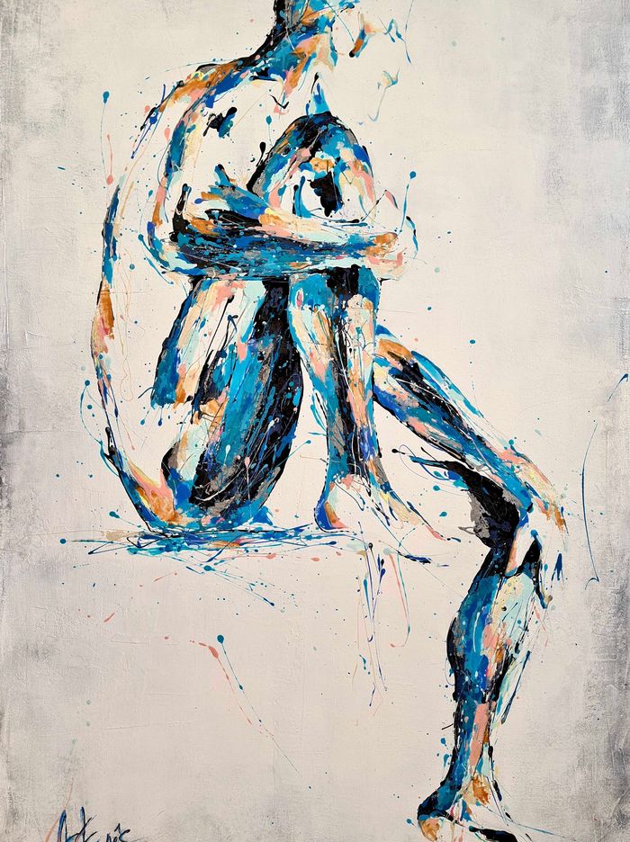 Le jeune penseur by Amandyne Steropês