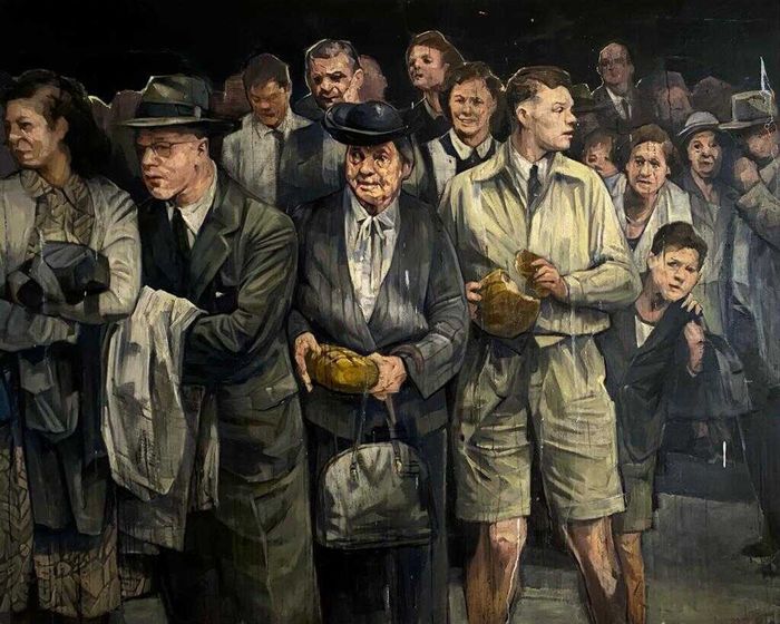 People and bread von Nathan Chantob