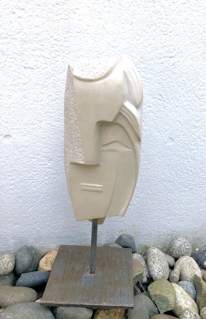 Cubisme (deux sculptures en une) by Didier Ferré