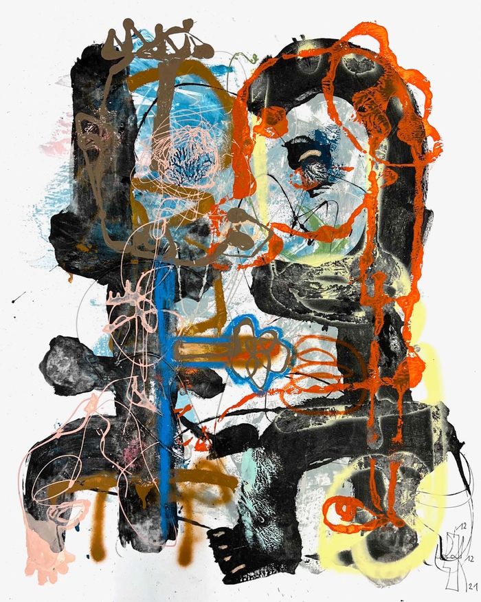 The kiss von Christian Dugardeyn