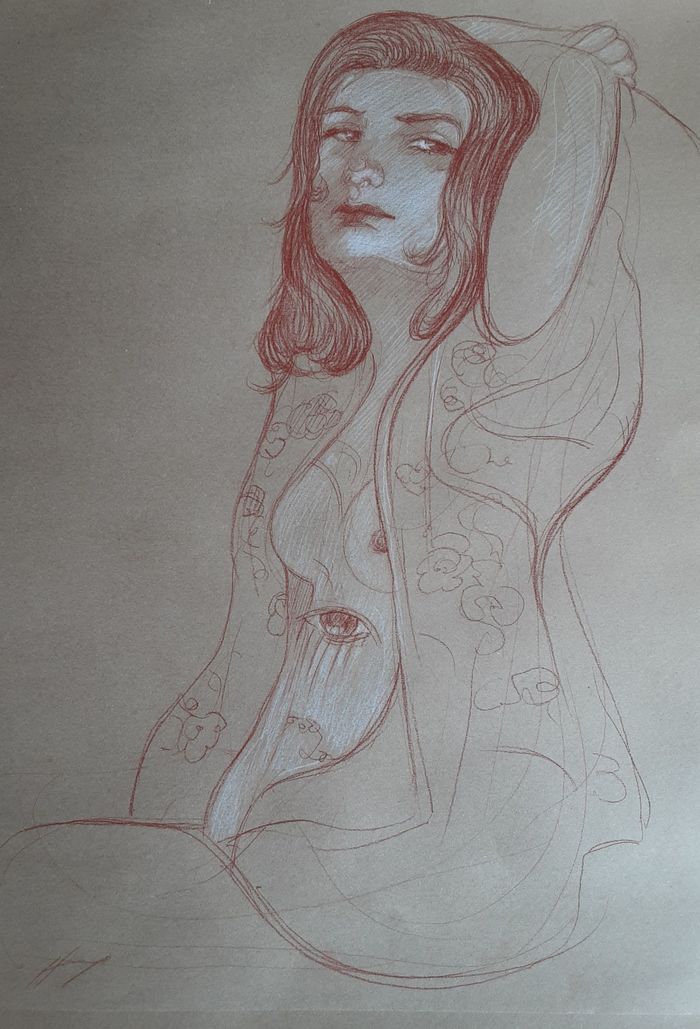 Sanguine dessin nu féminin 16 (1) (1) (1) (1) (1) (1) (1) (1) (1) (1) (1) (1) by Harry Boudchicha