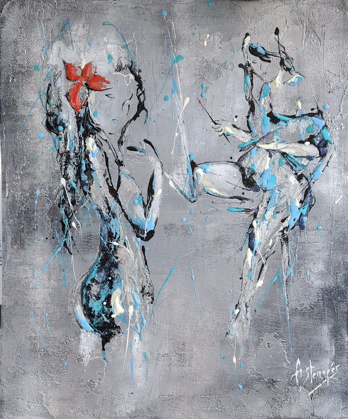 La muse et l’artiste par Amandyne Steropês