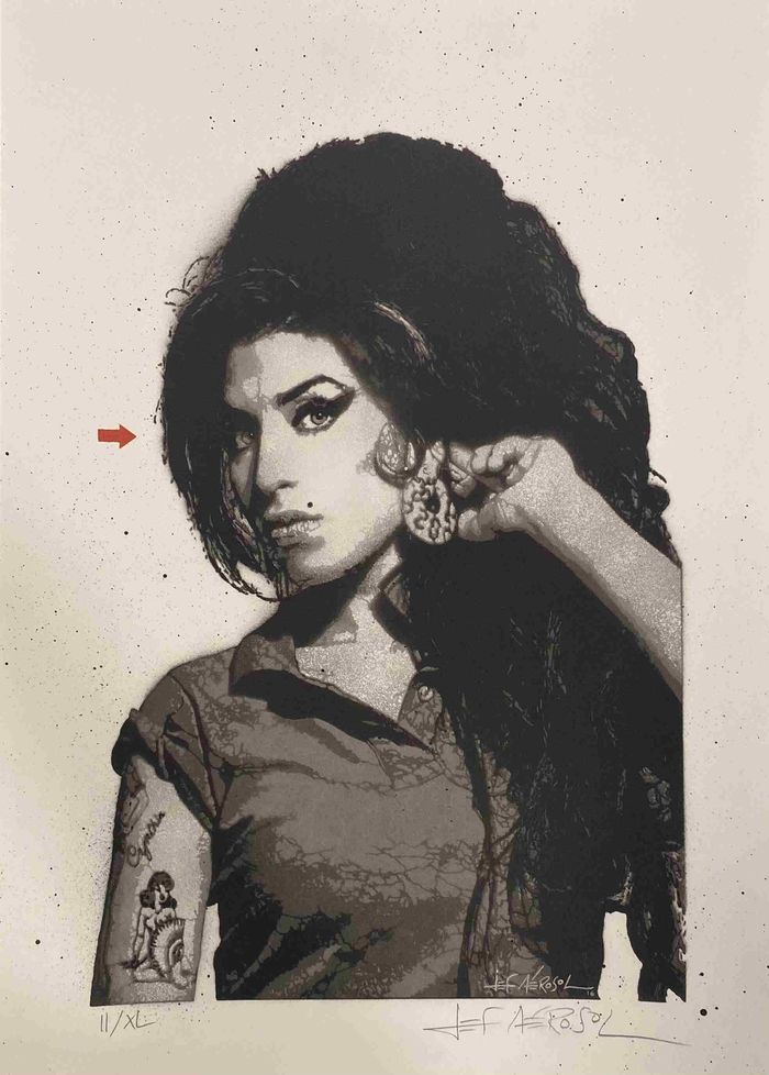 Amy Winehouse par Jef Aérosol