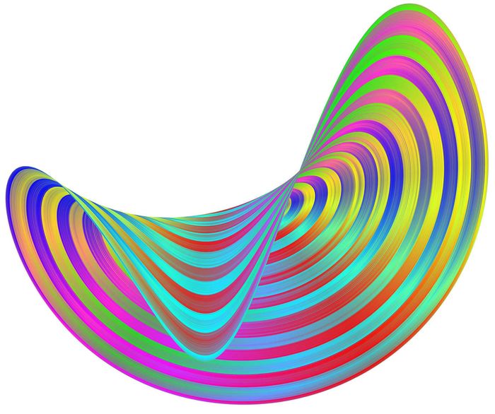 Abstraction #313 - Curve XIII par Morgan Paslier