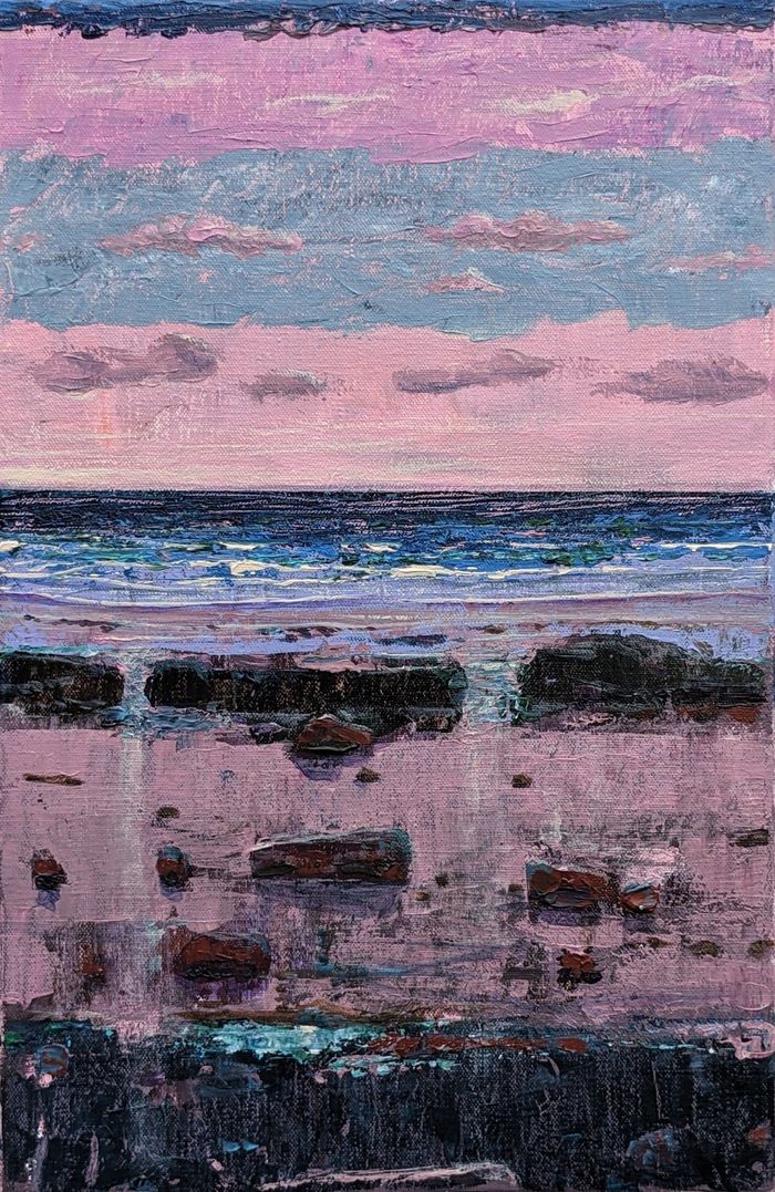 C'était l'été, on se retrouvait pour parler d'art à la villa "la joie", on était presque comme dans un Bonnard von François Pagé
